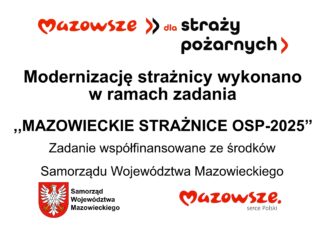 RADZANOW TABLICA 70 x 50 mazowsze dla strazy pozarnych 1